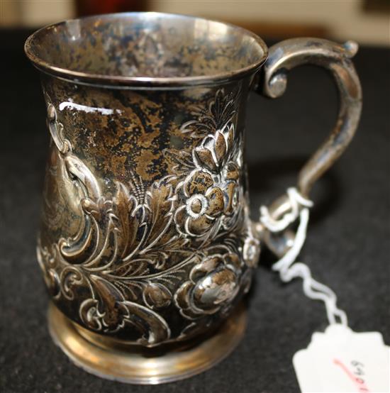 GIII silver mug